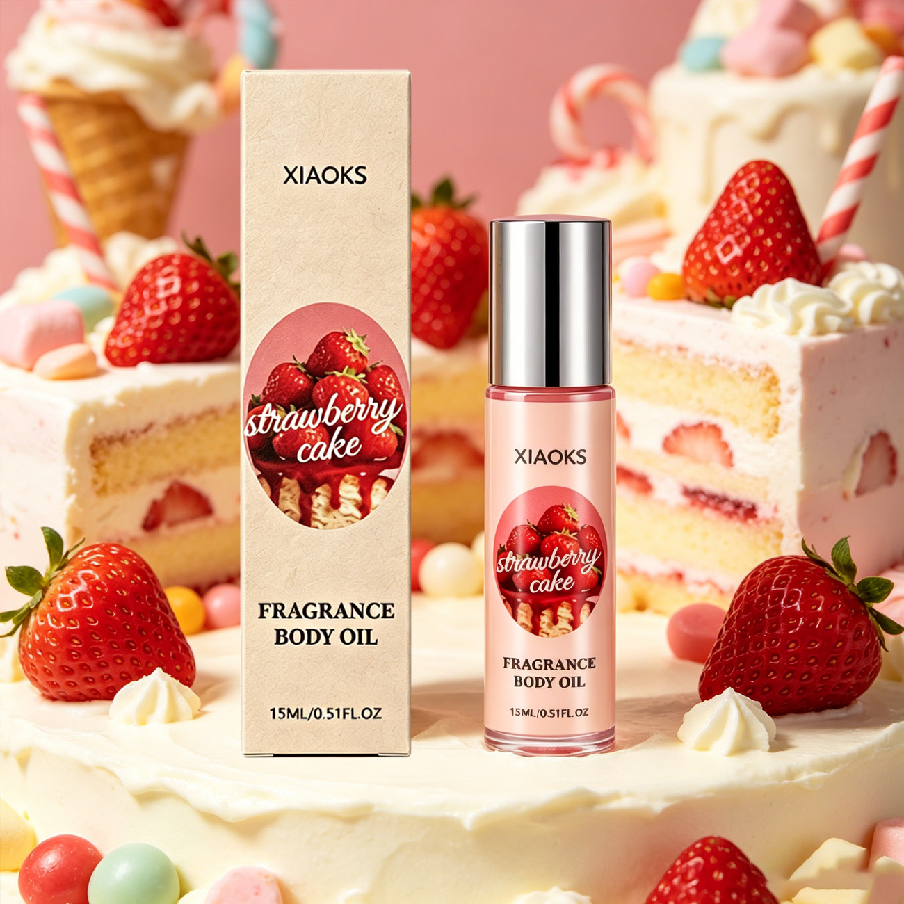 Perfume Xeryus - 1 флакон парфюма-ролл-он с ароматом клубничного